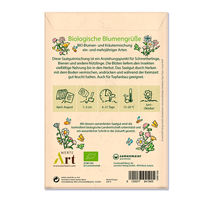 Oups Samenpackung - BIO Nützlingsweide - Wahre Stärke ist, allem im Leben mit Achtsamkeit und Wertschätzung zu begegnen