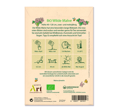 Oups Samenpackung - BIO Wilde Malve - Schön, dass es dich gibt! - Oups