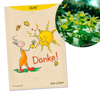 Oups Samenpackung - BIO Zitronenmelisse - Danke - Oups