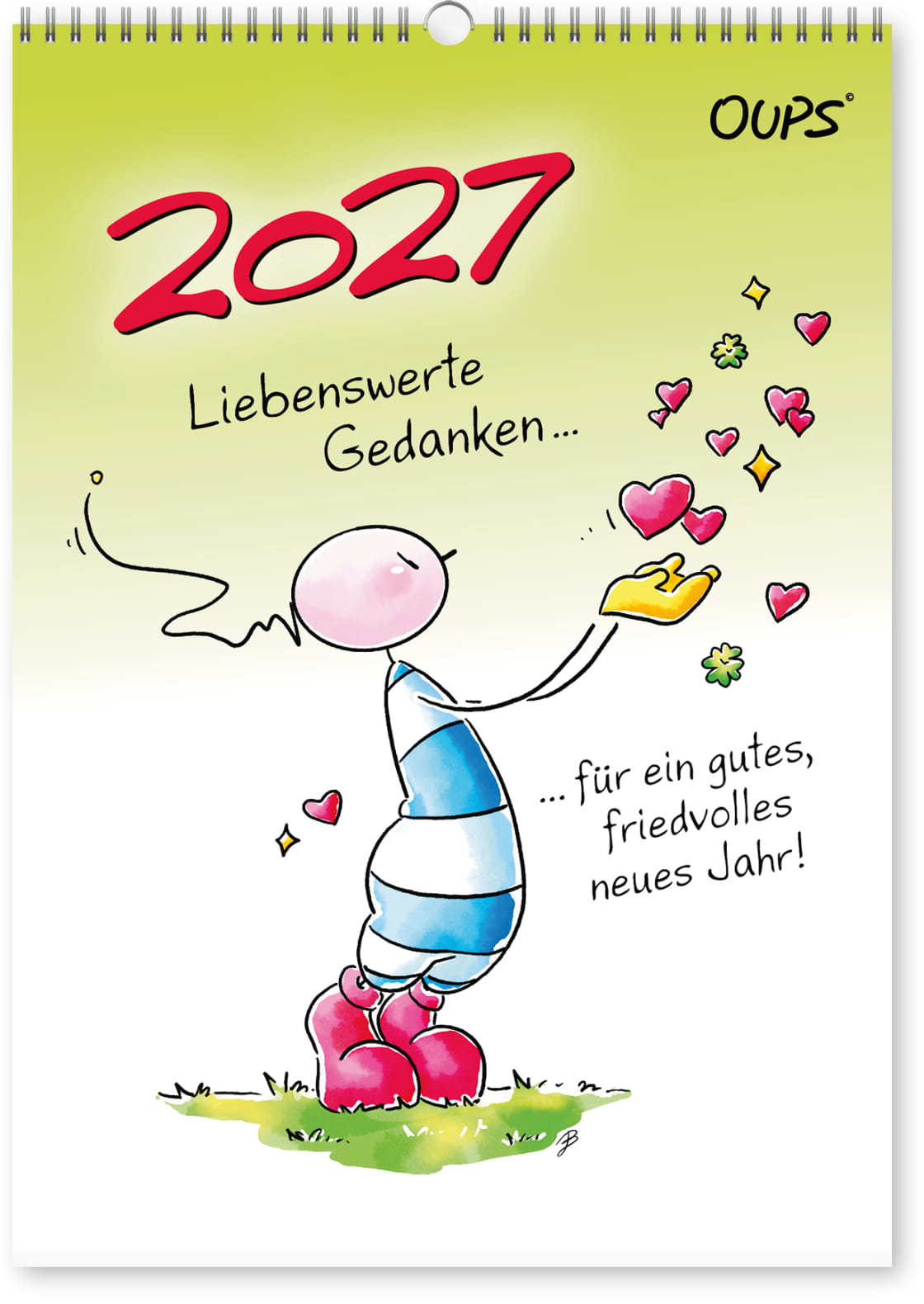 Oups-Wandkalender 2027 – Mit Freude und Zuversicht durchs neue Jahr
