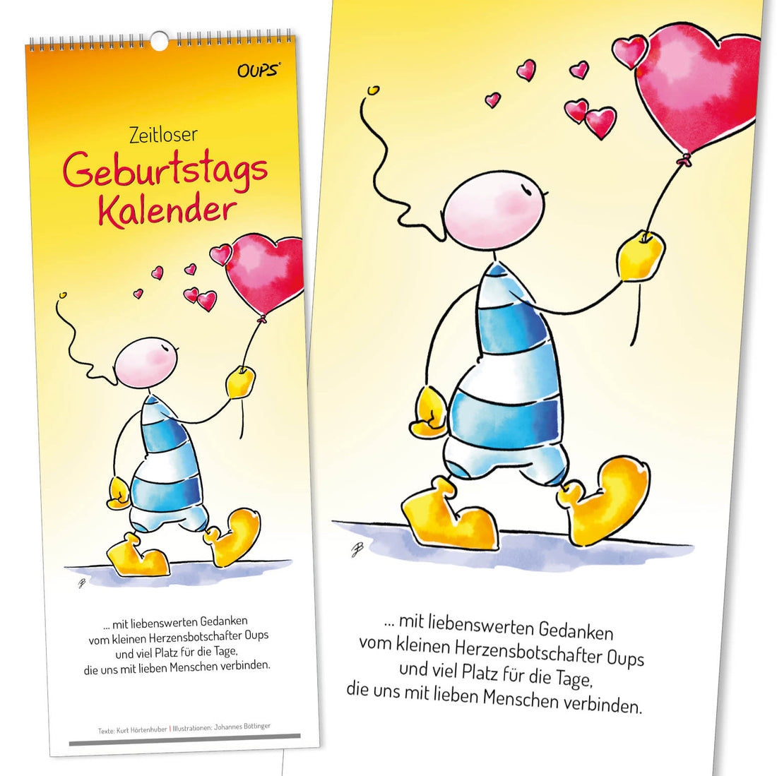 Zeitloser Geburtstagskalender von Oups ❤️