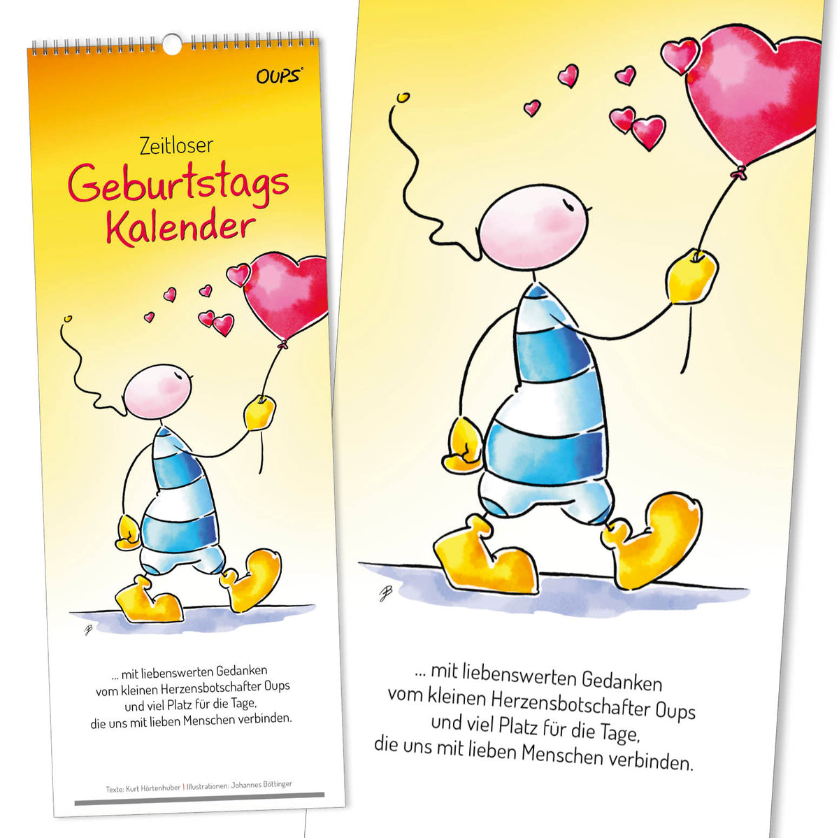 Zeitloser Geburtstagskalender von Oups ❤️